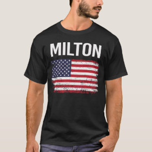 Camiseta Bandera estadounidense Milton