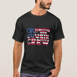Camiseta Bandera estadounidense moderna CRIADA DE COUSIN