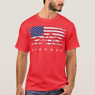 Camiseta Bandera estadounidense MTB Mountain Bike Appartal 