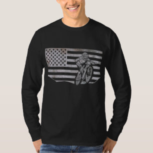 Camiseta Bandera estadounidense MTB Mountain Bike Appartal