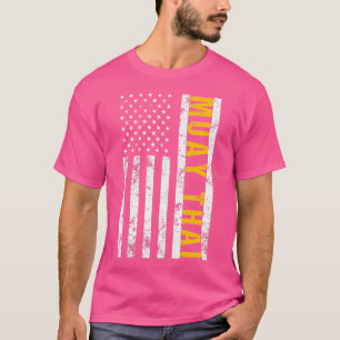 Camiseta Bandera estadounidense Muay Thai
