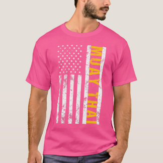 Camiseta Bandera estadounidense Muay Thai