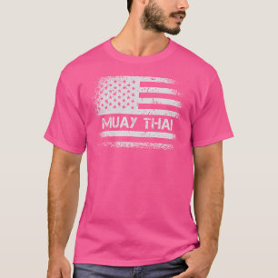 Camiseta Bandera Estadounidense Muay Thai Estadounidense Pa
