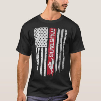 Camiseta Bandera estadounidense Mustang
