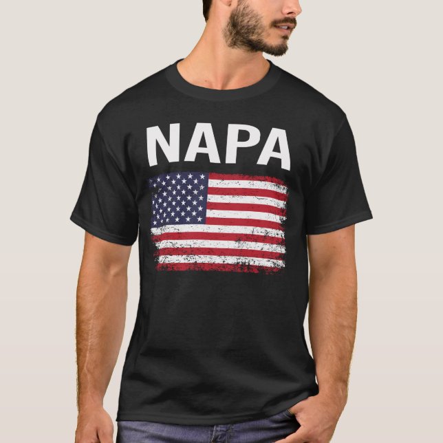 Camiseta Bandera estadounidense Napa (Anverso)