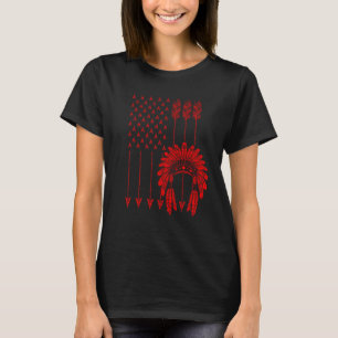 Camiseta Bandera estadounidense nativa divertida regalo de 