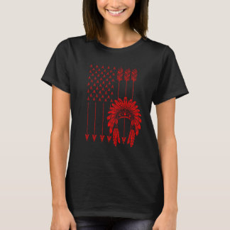Camiseta Bandera estadounidense nativa divertida regalo de