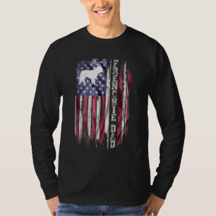 Camiseta Bandera estadounidense Orgullosa Bulldog francés D