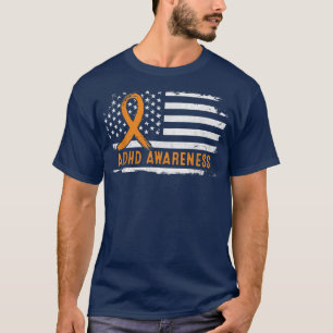 Camiseta Bandera estadounidense para la toma de conciencia 