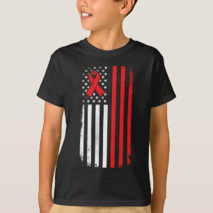Camiseta Bandera estadounidense para la toma de conciencia