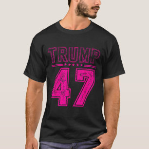 Camiseta Bandera Estadounidense Para Trump