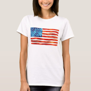 Camiseta Bandera estadounidense patriota del 4 de julio de