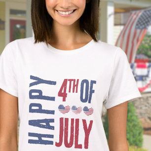 Camiseta Bandera estadounidense patriótica 4 de julio