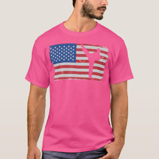 Camiseta Bandera estadounidense patriótica artes marciales