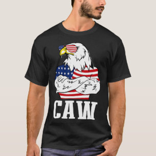 Camiseta Bandera Estadounidense Patriótica Byld Eagle Caw 4