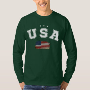 Camiseta Bandera estadounidense patriótica de los veteranos