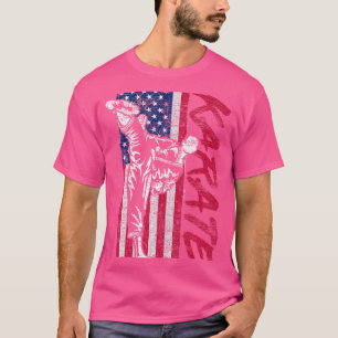 Camiseta Bandera Estadounidense Patriótica Deportista Karat