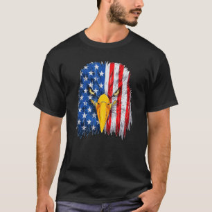 Camiseta Bandera Estadounidense Patriótica Eagle Estadounid