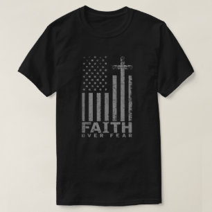 Camiseta Bandera Estadounidense Patriótica Fe Del Regalo Es