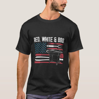 Camiseta Bandera estadounidense Patriótica Grill Dad Retro