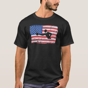 Camiseta Bandera estadounidense Patriótica Norteamericana P