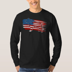 Camiseta Bandera estadounidense patriótica Pitbull