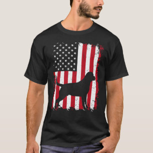 Camiseta Bandera Estadounidense Patriótica Rottweiler 4 De