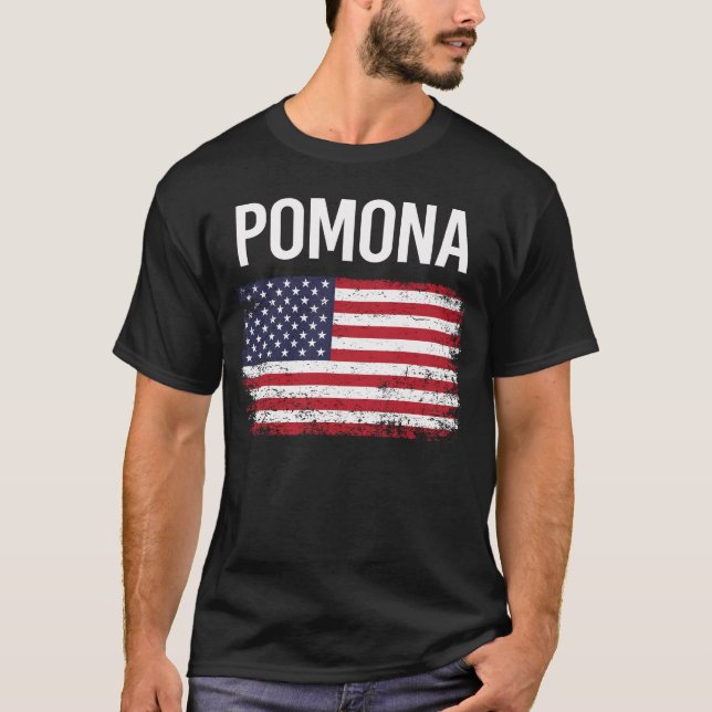 Camiseta Bandera estadounidense Pomona (Anverso)
