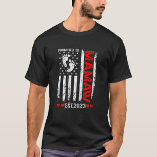 Camiseta Bandera Estadounidense Promovida A Mamaw 2023 Madr