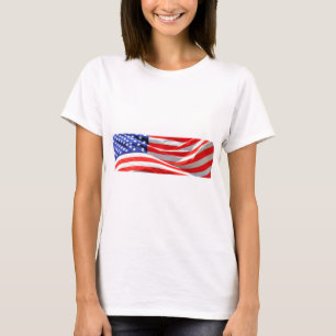 Camiseta Bandera estadounidense, puedes agregar texto y sub
