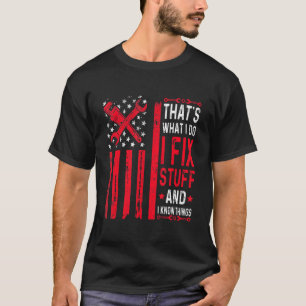 Camiseta Bandera estadounidense que es lo que hago para arr