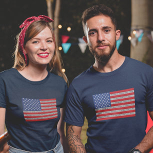 Camiseta Bandera estadounidense quilea verso bíblico