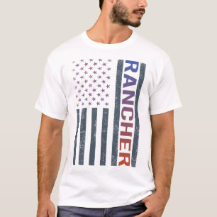 Camiseta Bandera estadounidense - Rancher