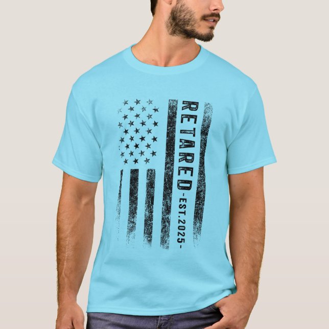Camiseta Bandera estadounidense retirada 2025 (Anverso)