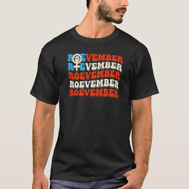 Camiseta Bandera estadounidense ROEVEMBER recuerda el 8 de  (Anverso)