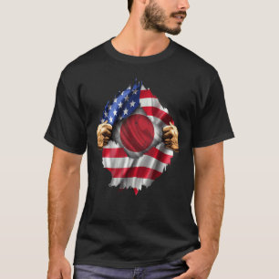 Camiseta Bandera Estadounidense Rota Oculta 37ª Brigada de 
