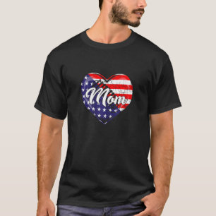 Camiseta Bandera Estadounidense Rugby Mom Appartal 4 De Jul