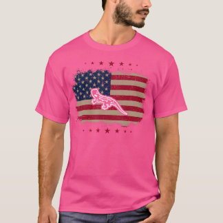 Camiseta Bandera estadounidense Salamander