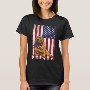 Camiseta Bandera estadounidense Shar Pei 1