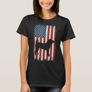 Camiseta Bandera Estadounidense Shar Pei China Perro Estado