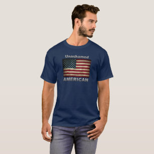 Camiseta Bandera estadounidense sin vergüenza