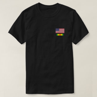 Camiseta Bandera estadounidense sobre la cinta de servicio 