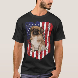 Camiseta Bandera Estadounidense Tibetana Español 4 De Julio