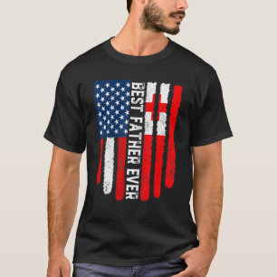 Camiseta Bandera estadounidense Tonga Bandera Mejor Padre d