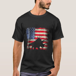 Camiseta Bandera estadounidense Triceratops Dinosaur 4 de j