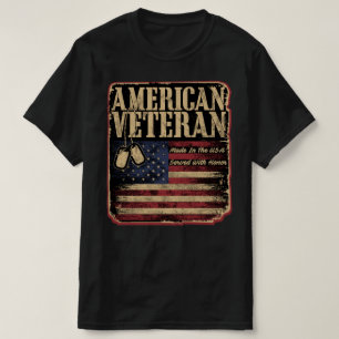 CAMISETA BANDERA ESTADOUNIDENSE VETERANA