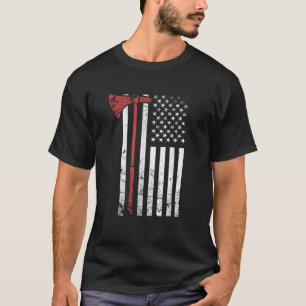 Camiseta Bandera Estadounidense Viking Ax Molesto Con Camis