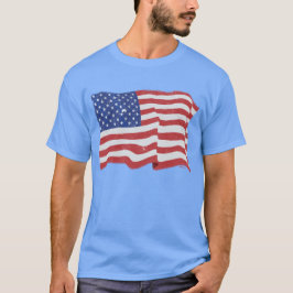 Camiseta Bandera estadounidense vintage
