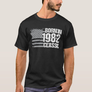 Camiseta Bandera estadounidense vintage clásica de 40 años 