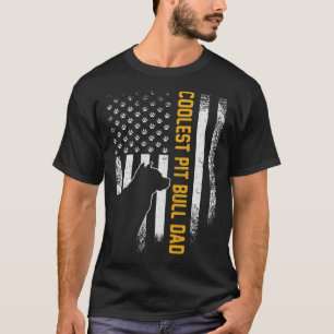 Camiseta Bandera estadounidense vintage de EE. UU. Pit Bull